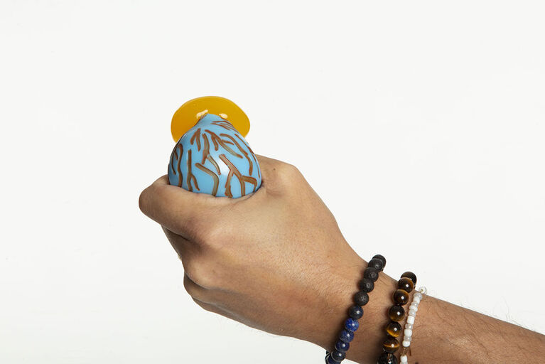 Ryan/'s World Bursterz Surprise Slime Rempli œuf bleu clair